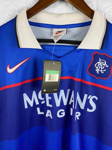 Nike 1997 1999 Rangers Fußball Soccer Trikot - Bild 4 von 15