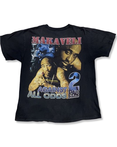 VTG 90s Tupac Shakur Rap Tee Makaveli 