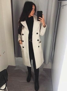 white winter coats uk