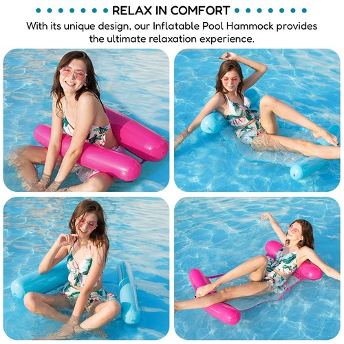 Novelty Inflatable Loungers Ride-On Lilo Beach Pool Mat Float Swim Ring - Picture 57 of 60