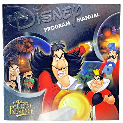 Disney s Villains' Revenge game PC/Mac CD-ROM 1999 2 Disc Set with Manual AS IS