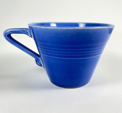 Homer Laughlin Harlequin Mauve Blue Teacup Coffee Mug MCM READ Description - Picture 3 of 13