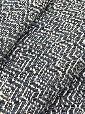 Thibaut Cadence Collection Upholstery Fabric- Kingsley / Navy 4.65 yds W74071