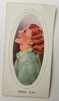 1936 Godfrey Phillips Screen Stars Embossed Series A #47 Anna Lee