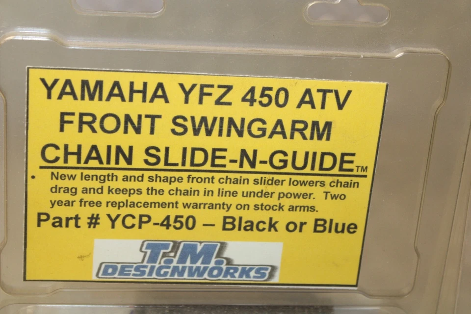 Yamaha YFZ450 / YFZ 450 TM Design Works Chain Guide YCP-450-BU - Image 3 of 4
