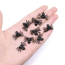 50pcs Black Spooky Spiders Halloween Party Decorations Table Scatters Kids Party