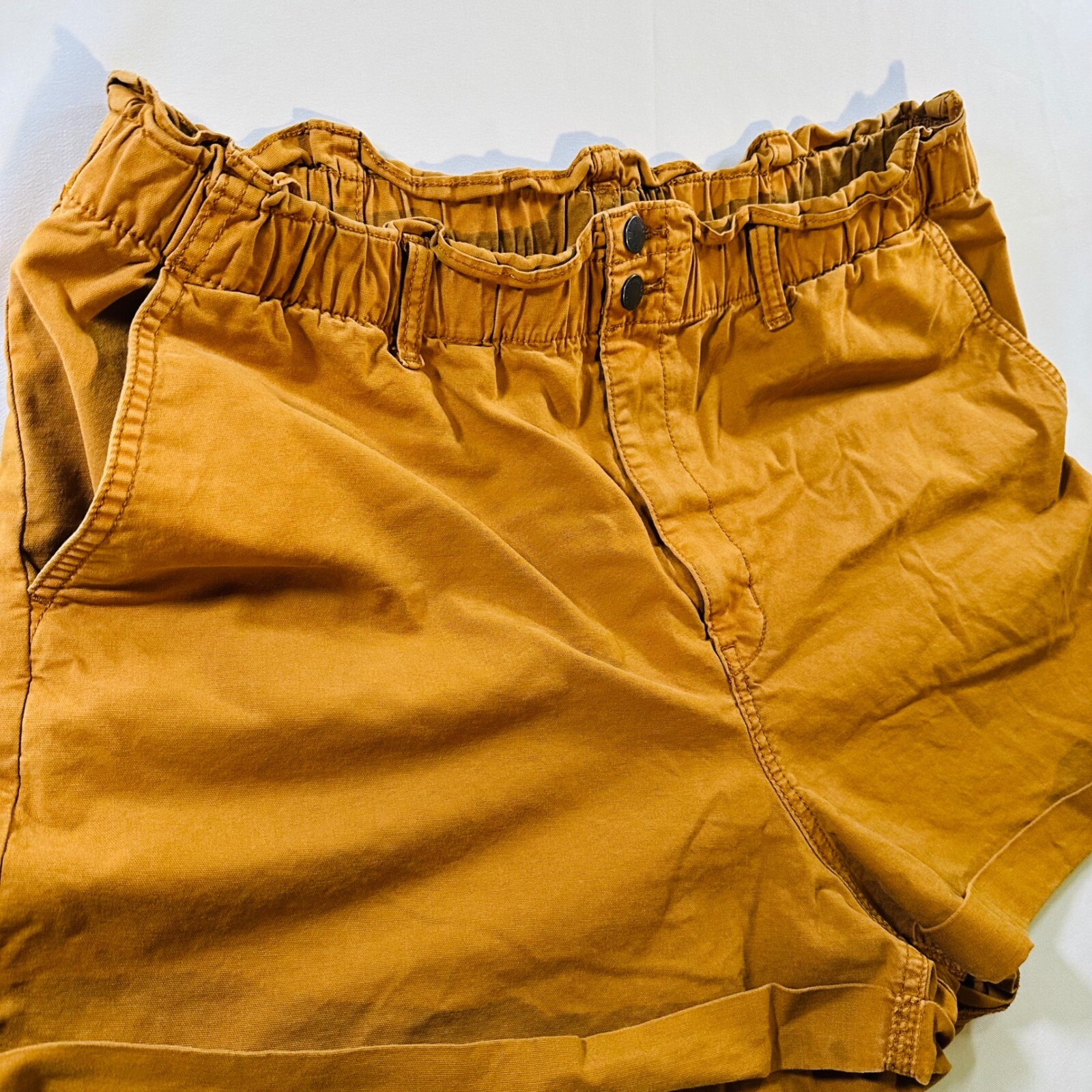 Universal Threads Burnt Orange Cuff Hem Pull on S… - image 3