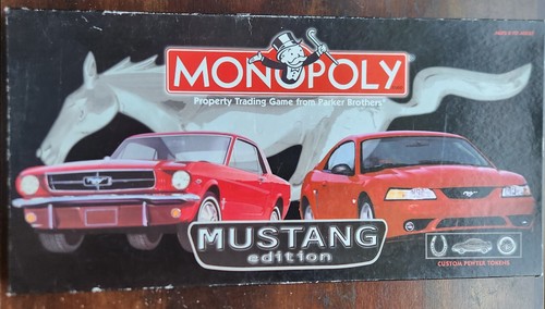 MONOPOLY MUSTANG 35th Anniversary Edition 1999 100% COMPLETE - Picture 1 of 7