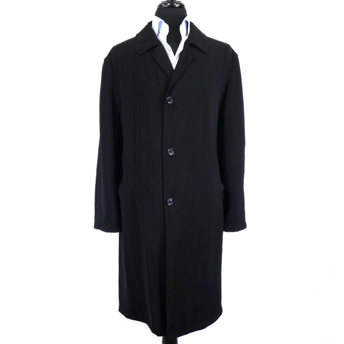 Giorgio Armani Mens Vintage Top Coat - Black 42 | eBay
