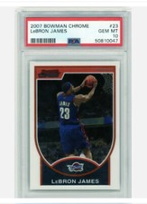 LeBron James #23 Prices | 2007 Bowman Chrome | Basketball Cards