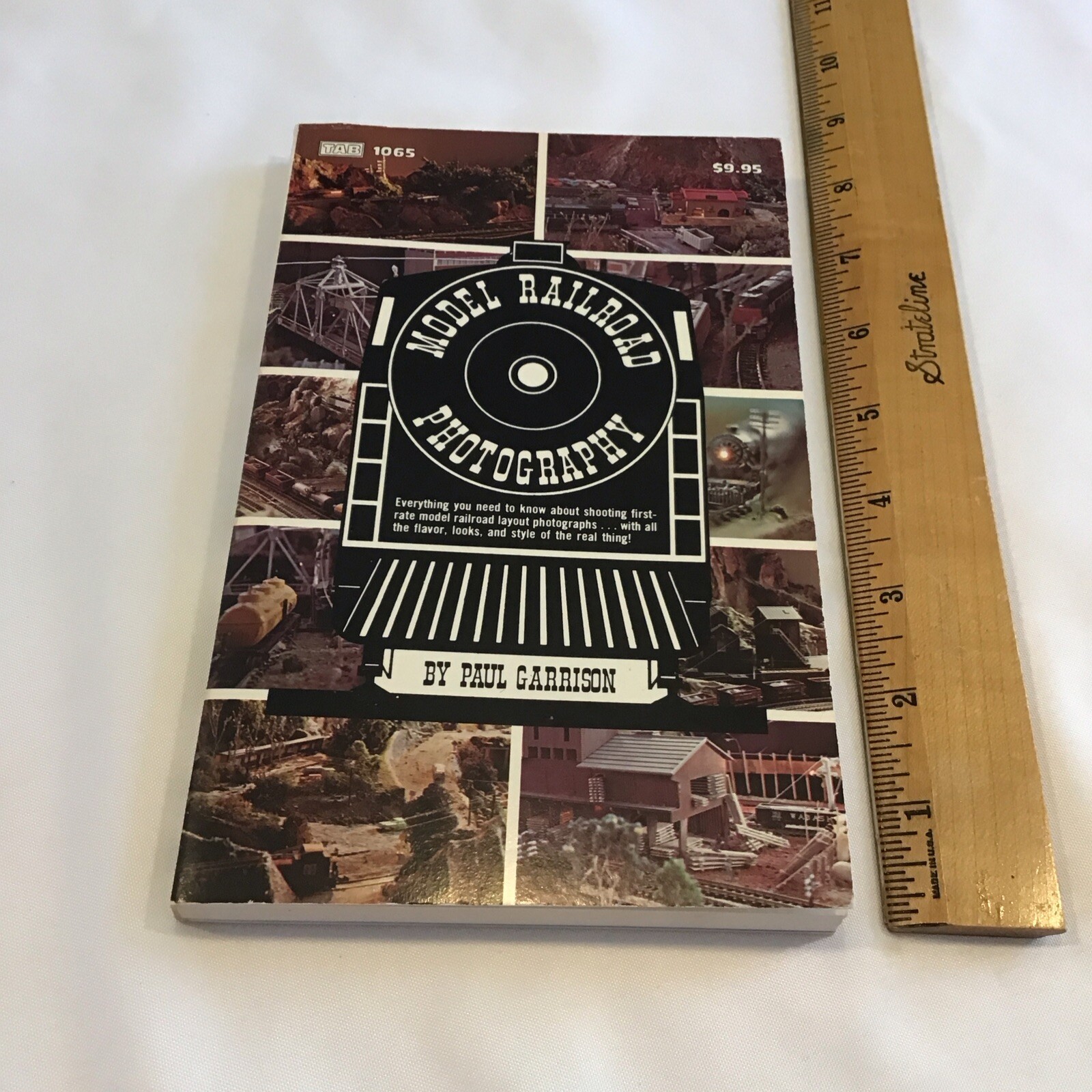 Vintage 1981 First Edition Model Railroad Photography Book by Paul Garrison Softcover Train Guide