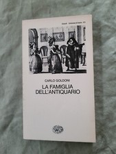 Libro La famiglia dell'antiquario Carlo Goldoni 1983 Ed. Einaudi Eccellente Ali7