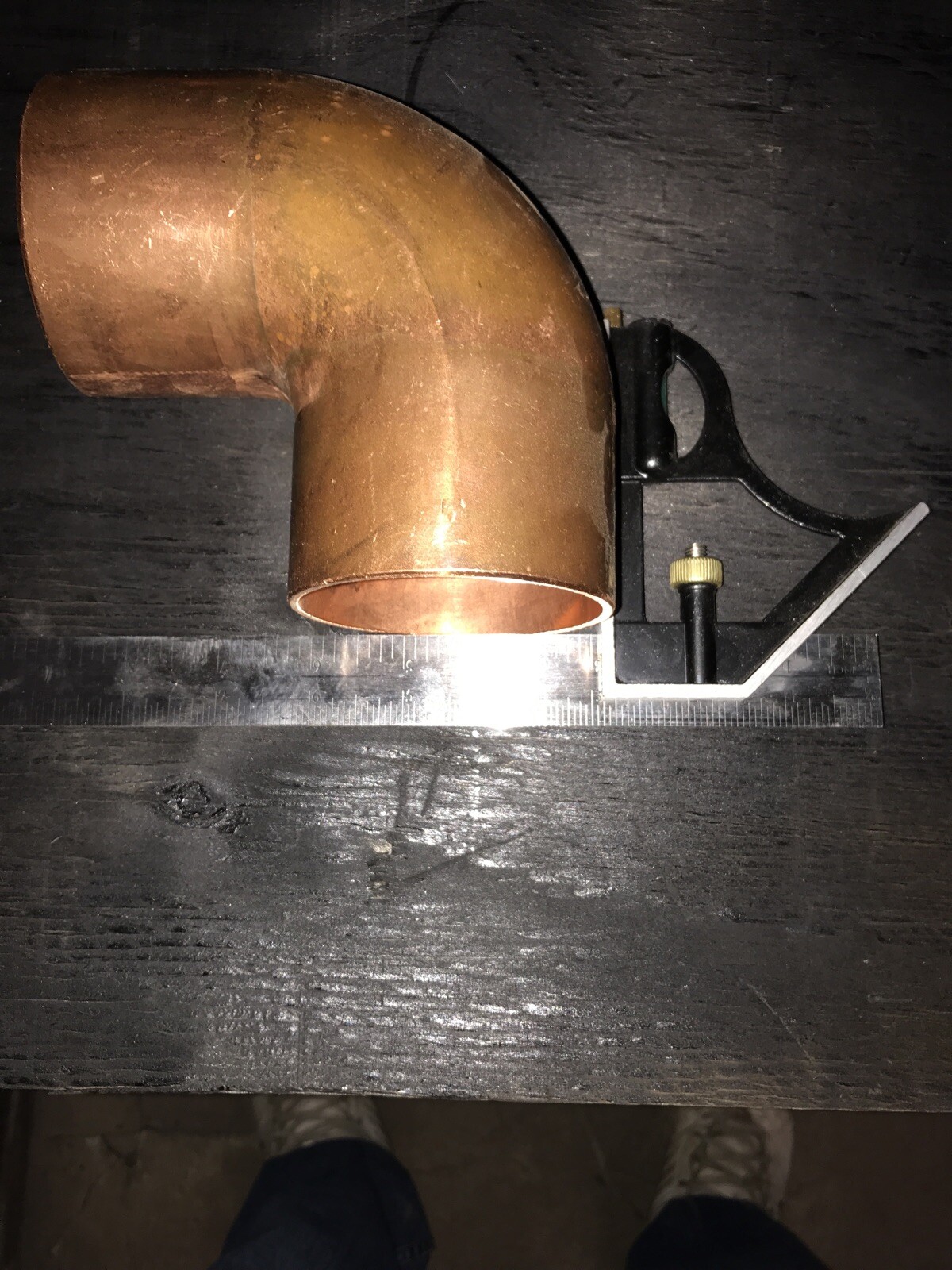 3” Copper 90° Elbow