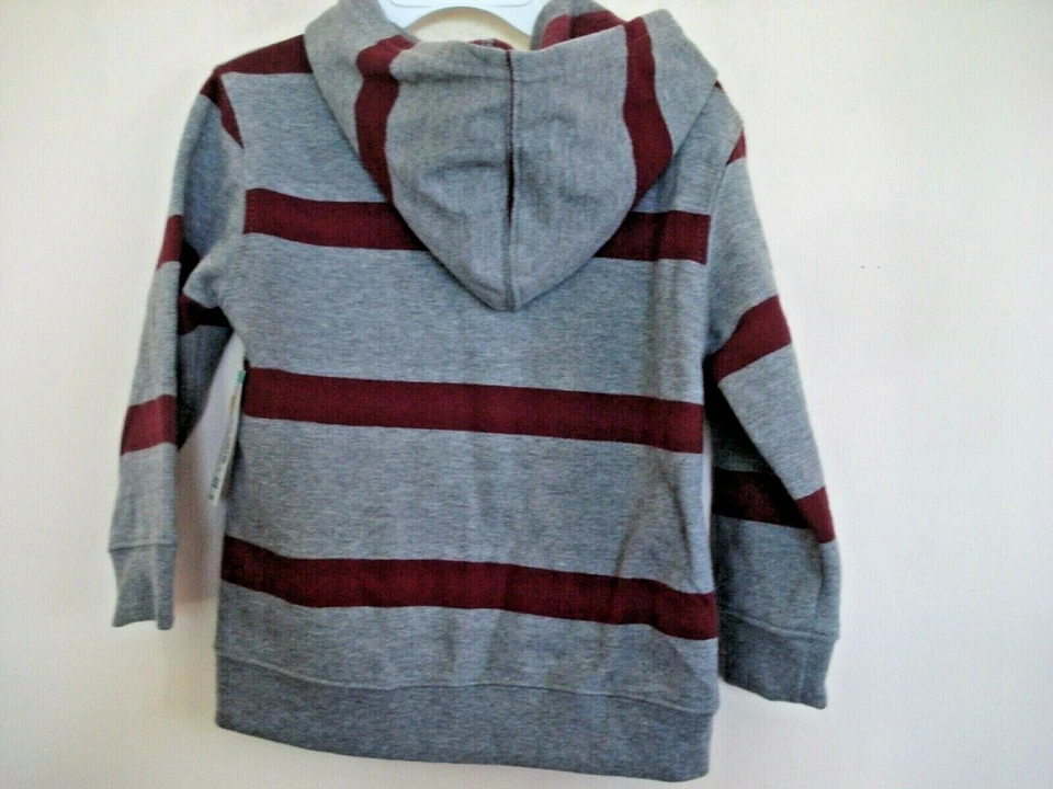 Boys Sweatshirt Hooded Size 5/6 Toughskins Gray - Image 2 of 2