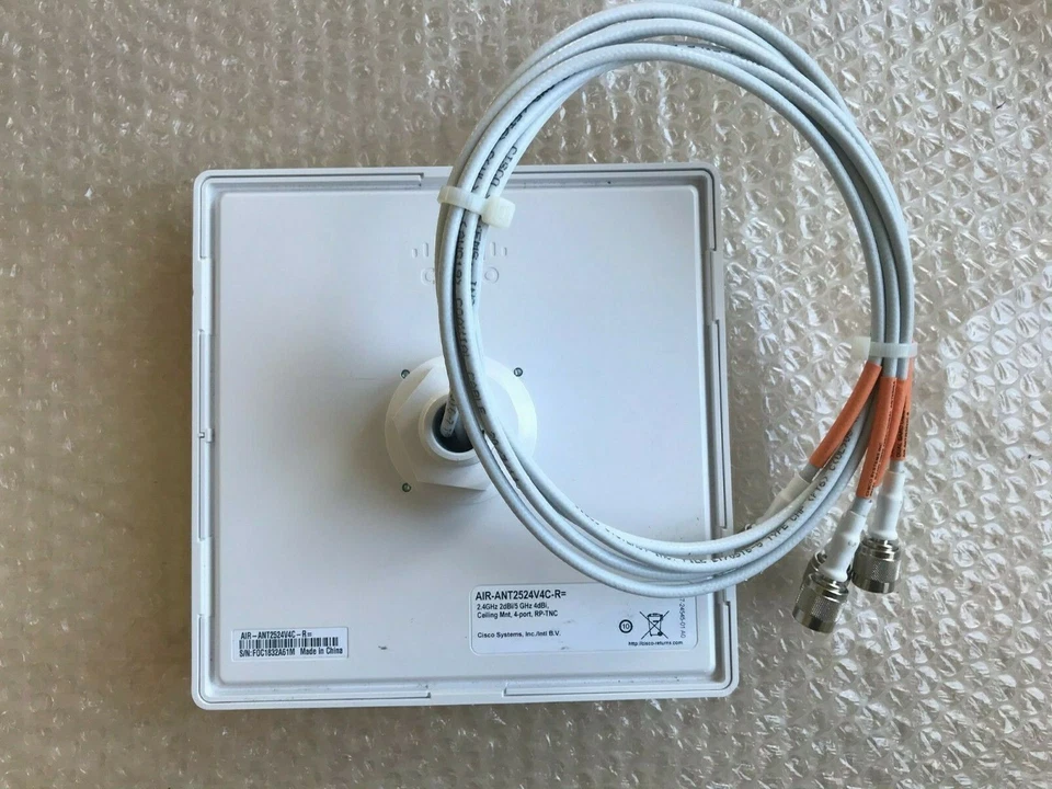 Cisco Four-Element MIMO Dual-Band Omnidirectional Antenna / AIR-ANT2524V4C-R= - Image 2 of 4