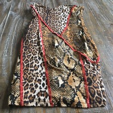 Fashion Nova Seams Fiesty Leopard Mini Dress Size XS in Leopard