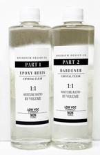 Crystal Clear Epoxy Resin 1:1 Mixing Ratio - 32oz Kit
