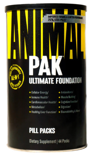 Entrenamiento multivitamínico Universal Nutrition ANIMAL (Pak)44,