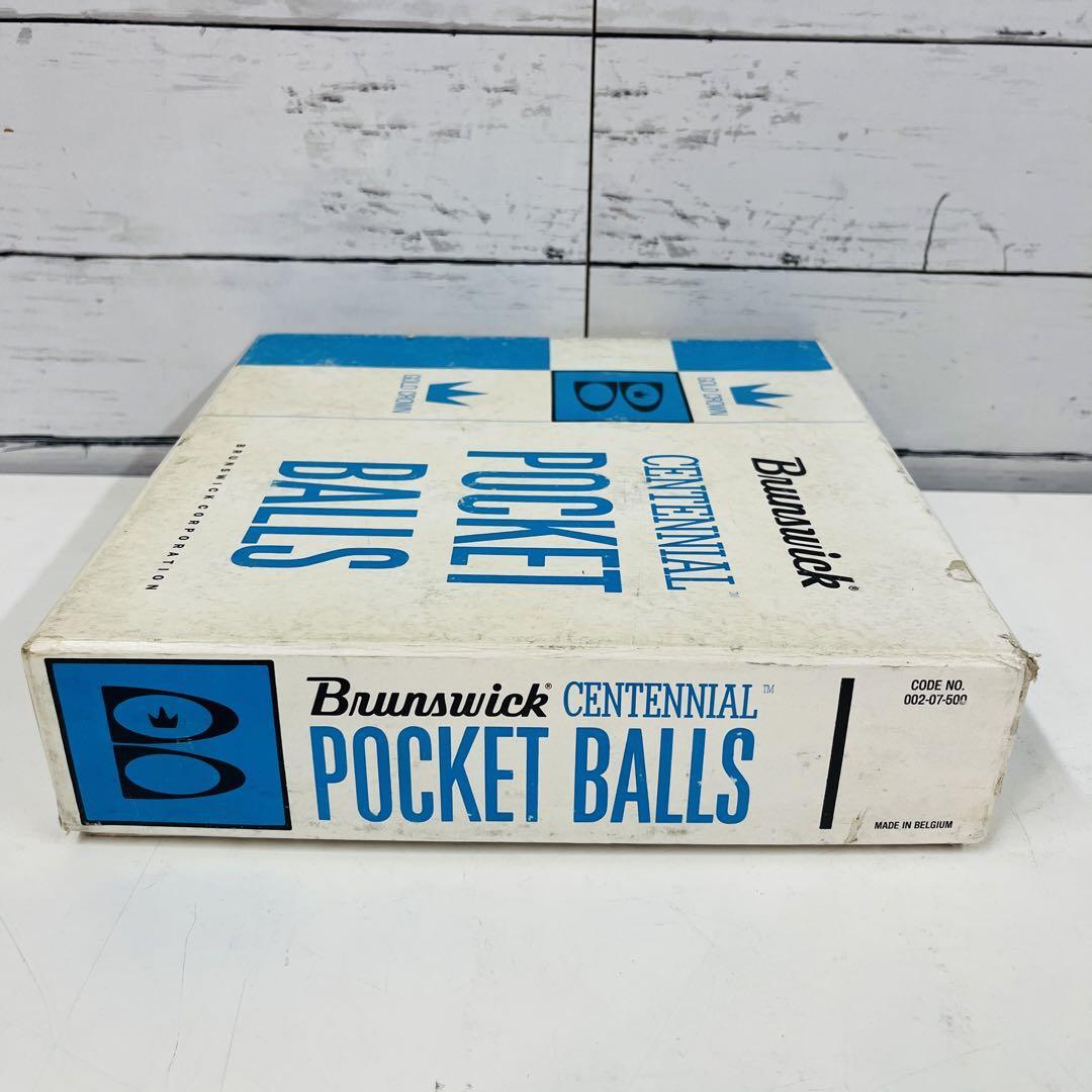 Brunswick Centennial Pool Balls Set of 16 Pocket Balls With box