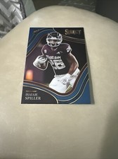 2022 Panini Select Draft Picks #116 Isaiah Spiller Blue Field Level Rookie RC