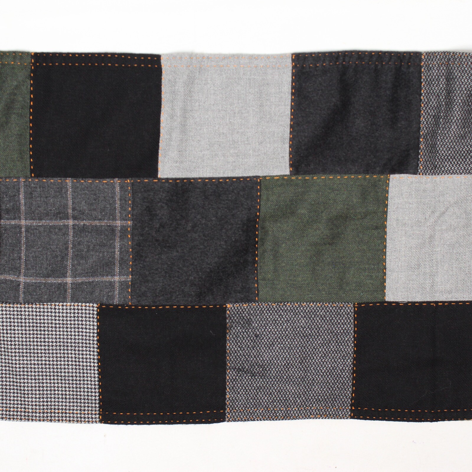 Arnold Brant Reversible Cashmere Patchwork Scarf … - image 7
