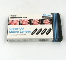 Vivitar 52mm Macro CloseUp Filter Lens Kit 52mm filter ring mount