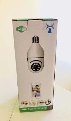 360° 1080P Light Bulb Camera Wi-Fi IR Night Smart Home Wireless Security /32GB