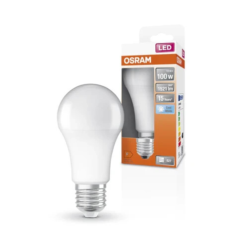4x OSRAM LED Star Classic Birne E27 kaltweiß 4000K matt 13W = 100W EEK:F(Sp.A-G) - Bild 3 von 4