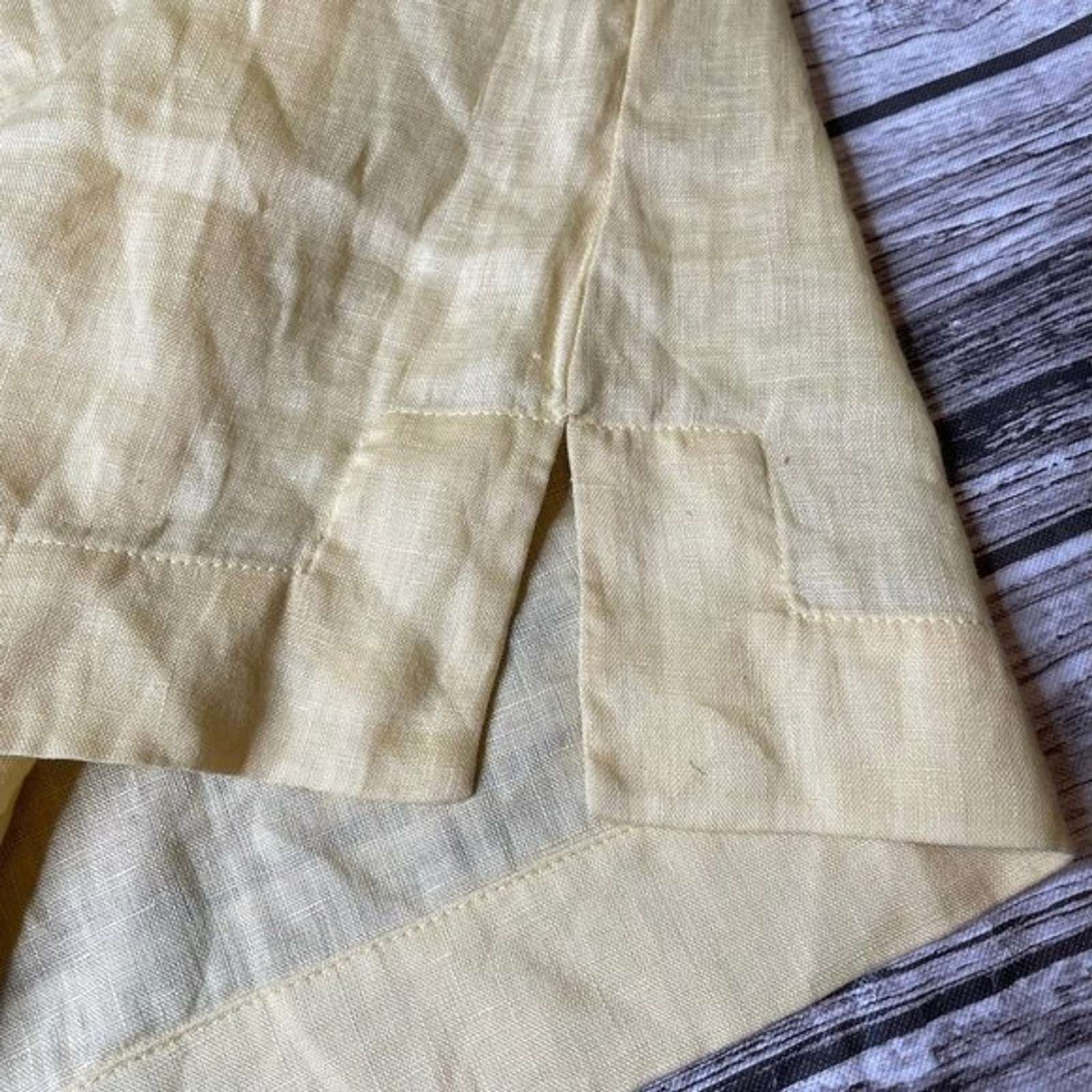 Unbranded 100% Linen Sleeveless Button Up Button … - image 6