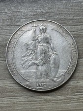 Edward VII, Florin, Two shillings, 1907, 0.925 Silver, Nice Example