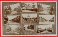Real Photo Multiview Postcard, Flixton, Urmston, Lancashire pmk 1908