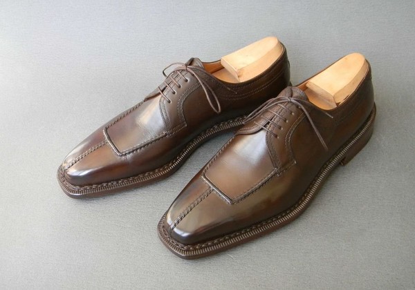 Herren Scarpa Heels Braun Leder 46