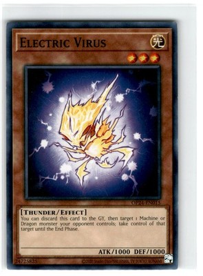 Yu-Gi-Oh! Electric Virus Unlimited OP24-EN015 Lightly Played Common