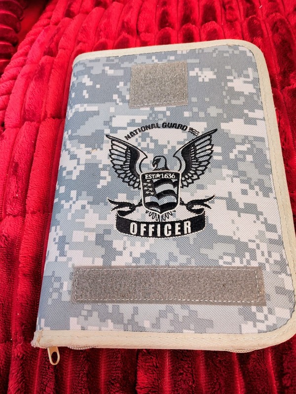 National Guard Officer Zippered Case 7" x 10"