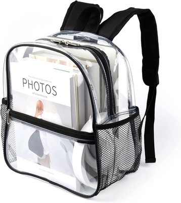 Stadium Approved Clear Backpack 12x6x12 - Mini Clear Bag for Stadium Events, Spo