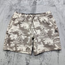 Reebok Shorts Mens XL Tan Brown Momentum 9 Pu...
