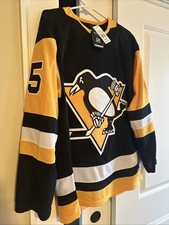 Erik Karlsson Pittsburgh Penguins Fanatics Premium Black Home Jersey Size 46