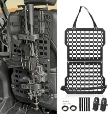 Truck Gun Rack Molle Seat Back Organizer Panel&Gun Holder 