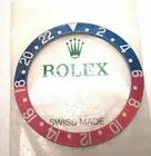 ULTRA RARE VINTAGE ROLEX GMT 1675 16750 BEZEL INSERT FAT FONT SERIF GENUINE 100%