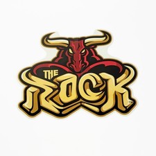 The Rock WWF WWE Vending Machine Sticker Wrestling Souvenir - Attitude Era