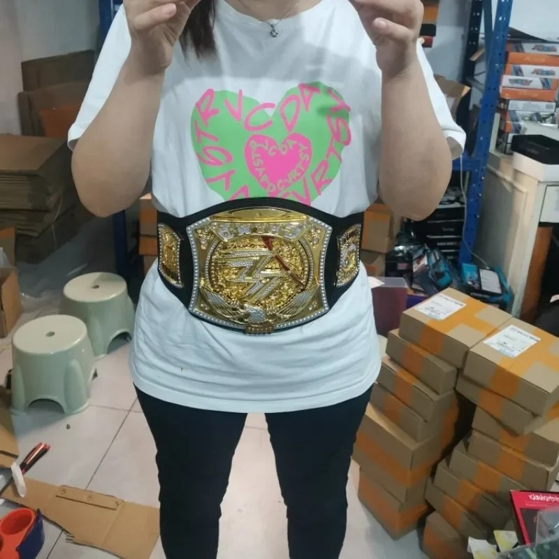 Ceinture Catch Gladiator dorée de 95 cm pour exposition et cosplay de catch