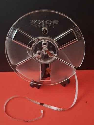 VintageSONY empty plastic 7 in 1/4 open reel