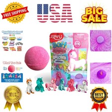 Large Unicorn Surprise Bath Bomb, 6 Surprise Unicorn Toys to Collect in Total...