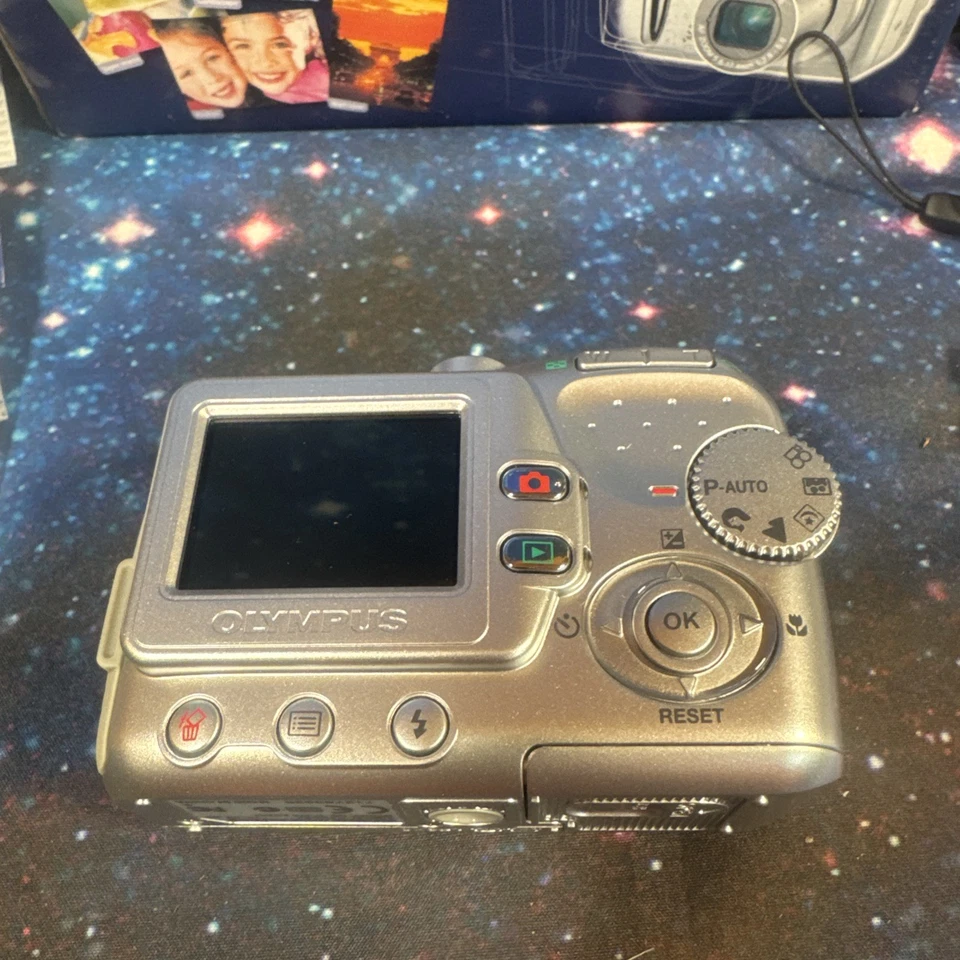 Olympus Camedia C-370 Zoom 3.2MP CCD Sensor Compact Digital Camera Digicam - Image 3 of 4