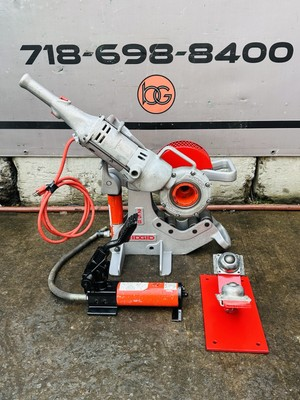#ad Ridgid 258 Power Pipe Cutter 2 1 2 8” w Hyd Pump Rigid 700 Threader 5 29 #1 $3499.99