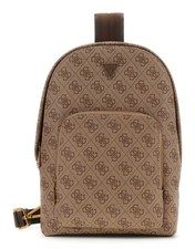 GUESS Milano Sling Bag Sling Bag Tasche Beige / Brown hellbraun braun Neu