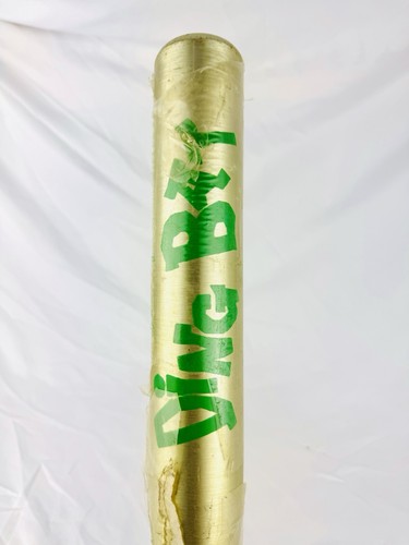 NUOVA mazza da softball vintage degna di nota "Ding Bat" ufficiale Uni-body 34 pollici modello ALS8 2" oro - Foto 3 di 6