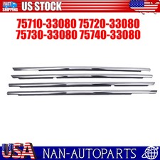 For Toyota Camry 2002-2006 Chrome Front Rear Door Belt Moulding 7571033080