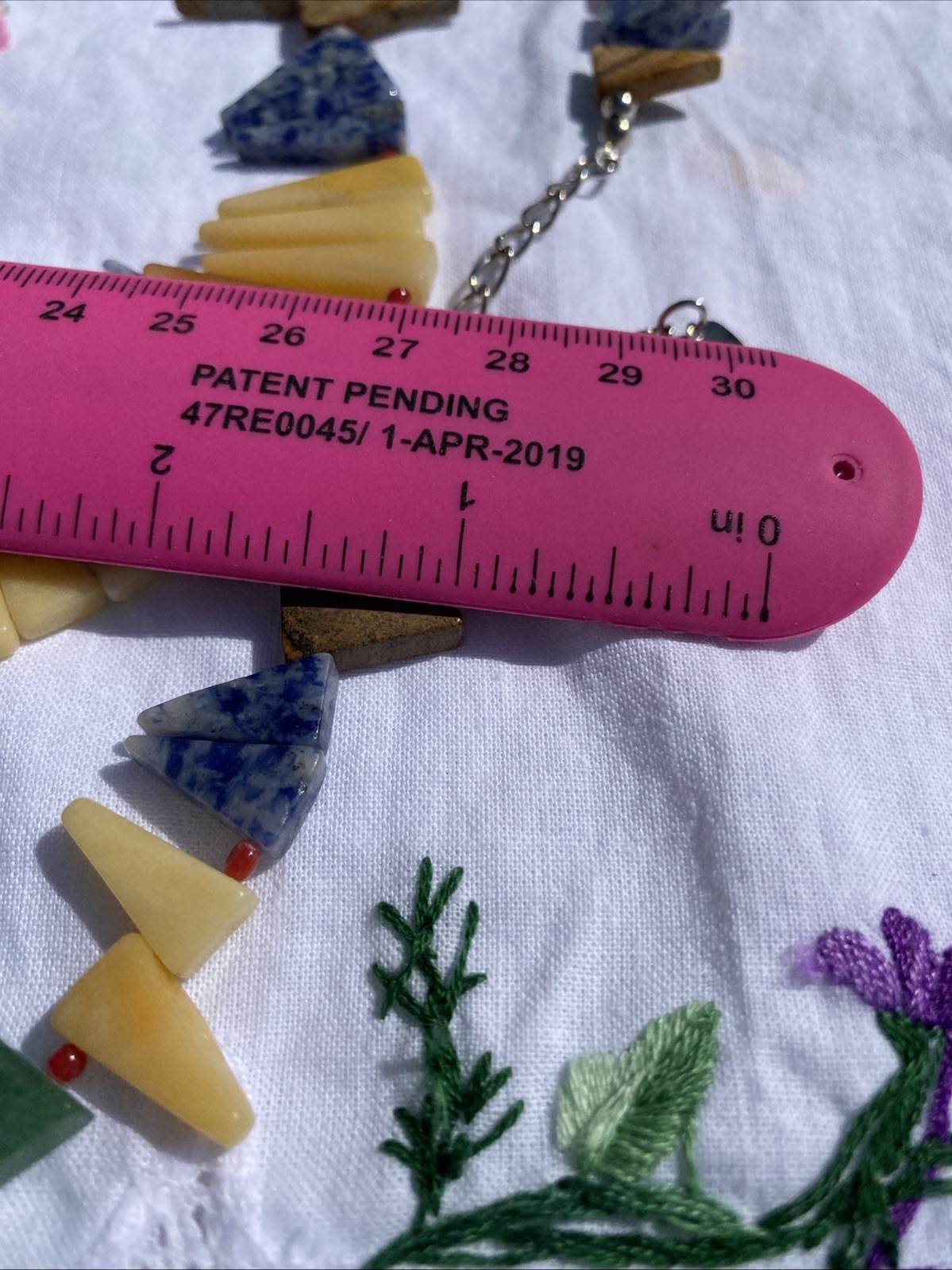 GEOMETRIC SHAPE MUTED  MULTI COLORED TRIANGULAR P… - image 13