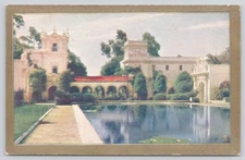 The Lily Pond American Exposition 1935 San Diego California CA Postcard